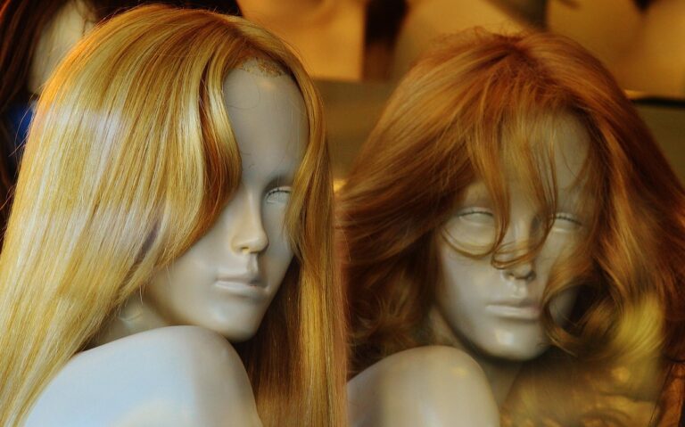 mannequins, wig, hair, blond, wig, wig, wig, wig, wig